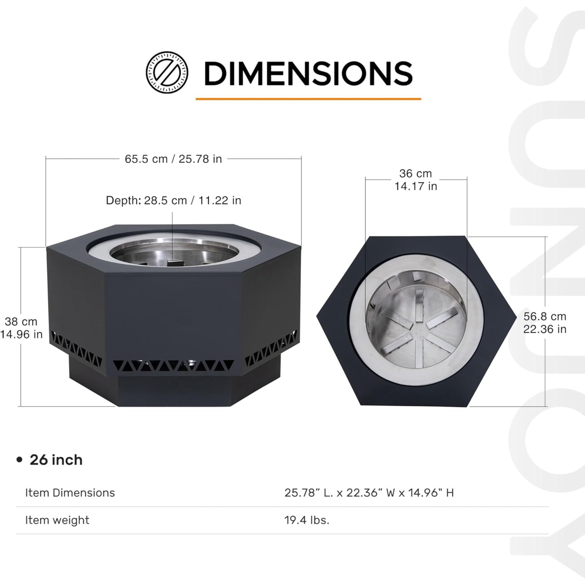 HexaForge Artisan Fire Pit